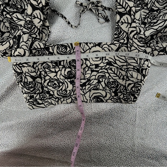 Lovers and Friends Sully Floral Print Puff Sleeve Bobbie Crop Top Size XS - Picture 9 of 11